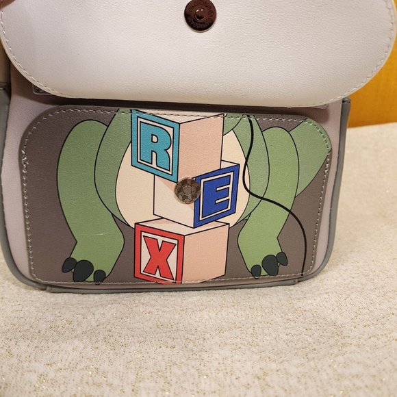 Loungefly Disney Pixar Toy Story Rex Video Game Controller Mini Backpack NEW - Picture 4 of 14